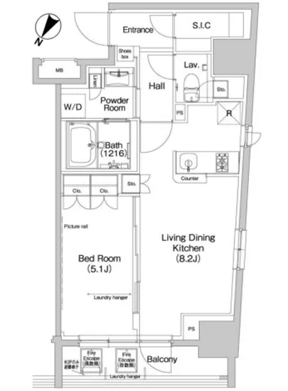 プラウドフラット三越前 502