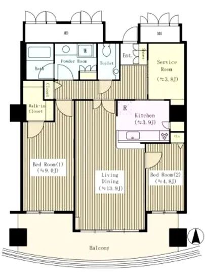 イーストコア曳舟二番館 3907