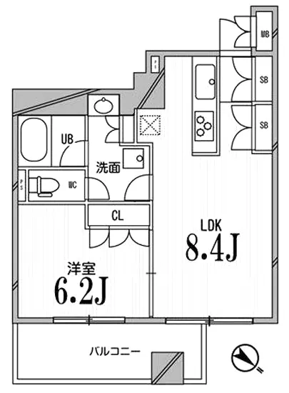 アパートメンツ目黒行人坂 205