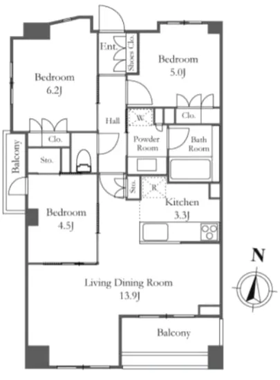 ブリリア中野 4F