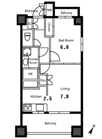 カスタリア押上 201