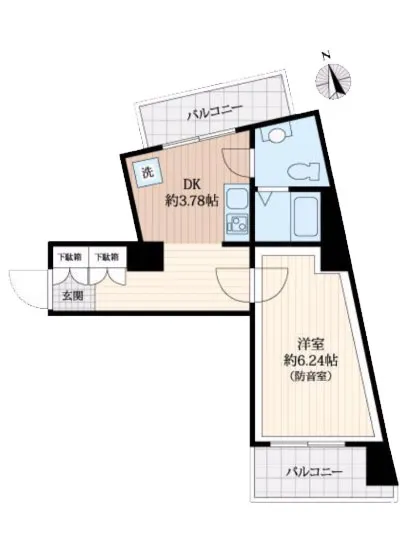 アズミュージック新宿御苑 303