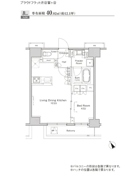 プラウドフラット渋谷富ヶ谷 513