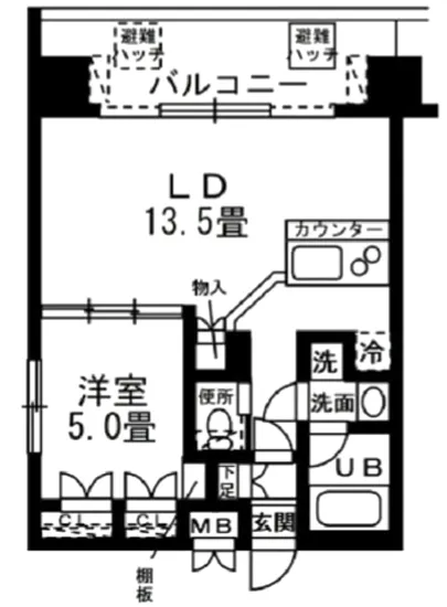 レジディア錦糸町 1107