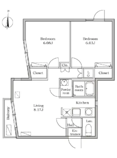 レジディア池上 B-301