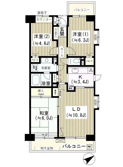 高田馬場パークホームズ 214