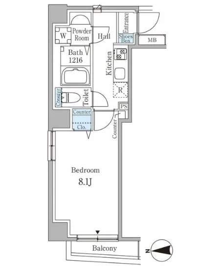 ラディーチェ芝 202