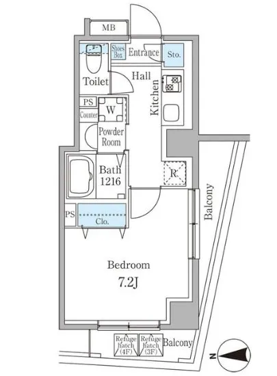 ラディーチェ芝 201