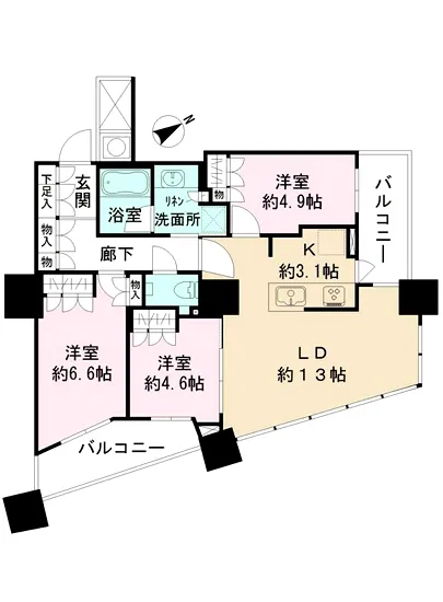 ザ・パークハウス西新宿タワー60 1301