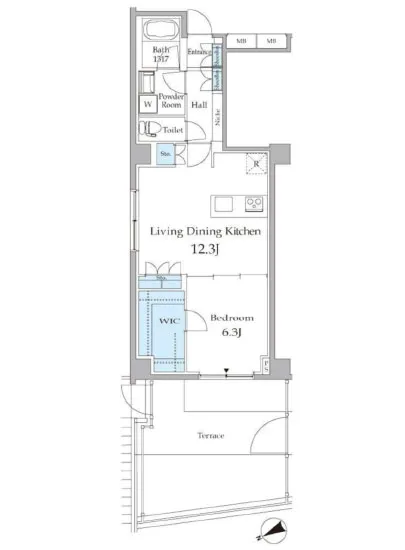 ピエール・リヴィエール白金台2 103