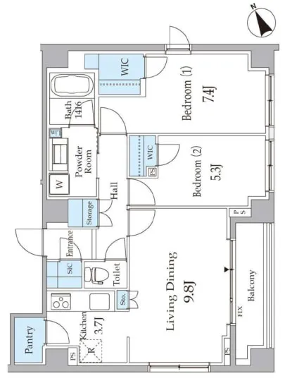 ピエール・リヴィエール白金台2 201