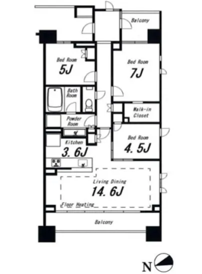オーベル明石町レジデンス 7F