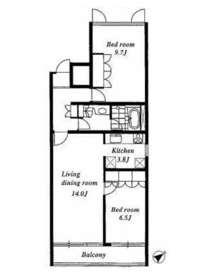 Kフラット高輪 202