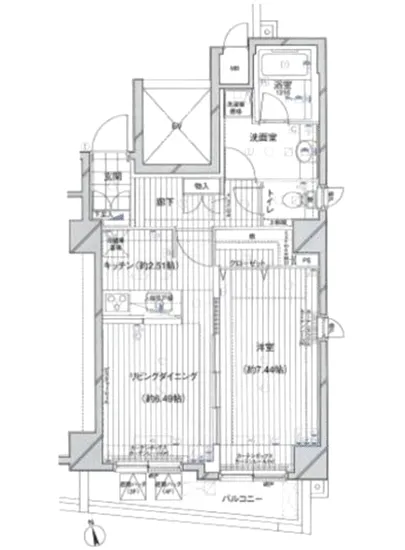 グランステューディオ市ヶ谷薬王寺 2-401