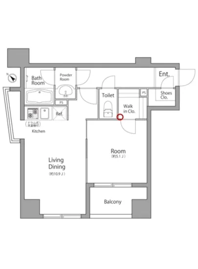 レジディア池袋ウエスト 1006