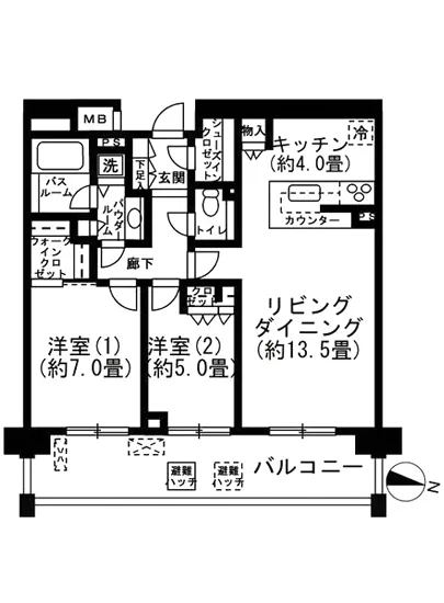 グランドヒルズ三軒茶屋ヒルトップガーデン 3F