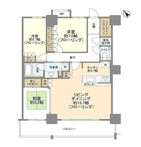 ビーコンタワーレジデンス 2409