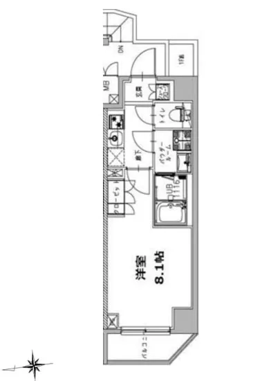 エスレジデンス三田慶大前 401