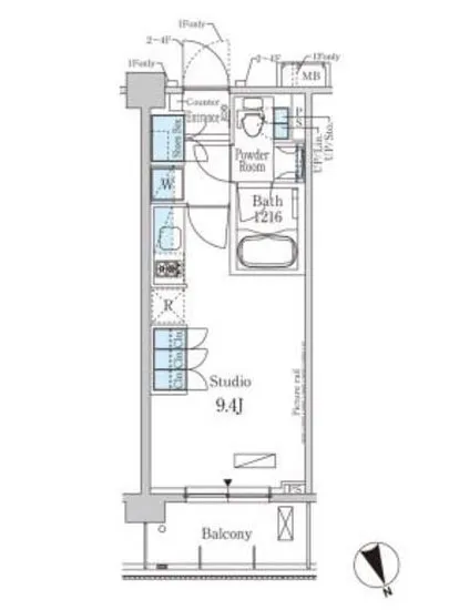 パークアクシス駒込ヒルトップ 210