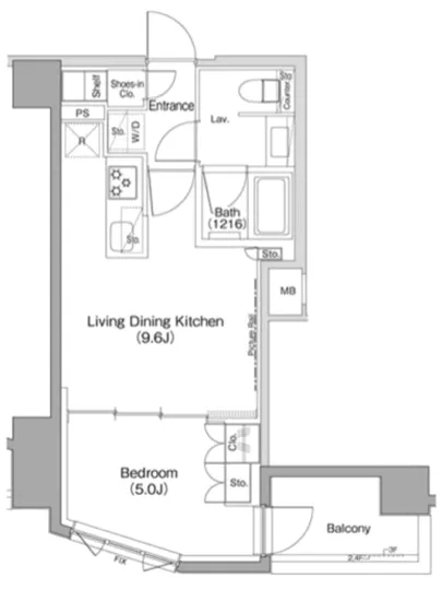 ザ・パークハビオ三軒茶屋 413