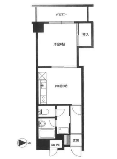 朝日高輪マンション 6F