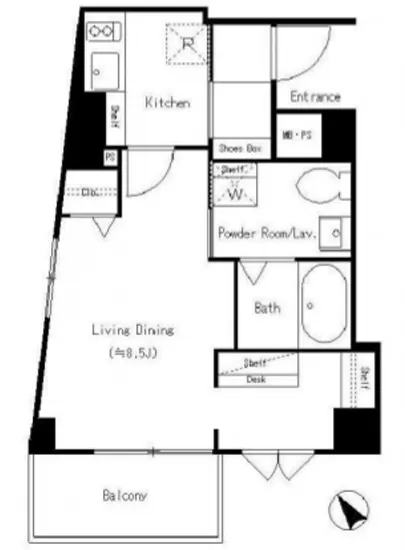 レジディア恵比寿 402