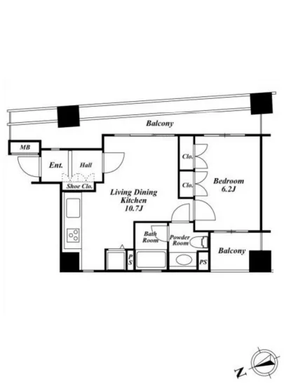 ジェイパーク芝浦ベイサイドスクエア 4