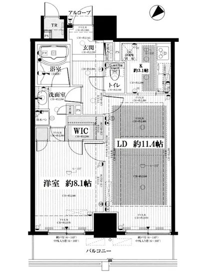 アップルタワー東京キャナルコート 7F