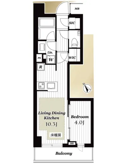 オープンレジデンシア大井町ゼームス坂 3F