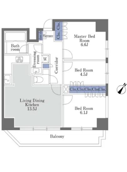 ドゥーエ日本橋 1304