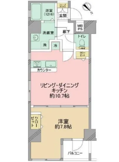 フォセット月島 3F