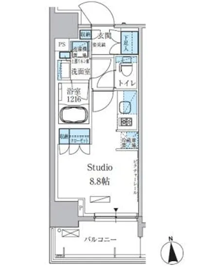 パークアクシス上野三丁目 505
