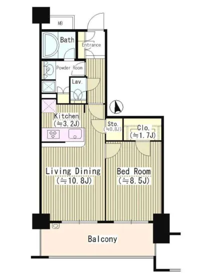 パークコート麻布十番三田ガーデン棟 602