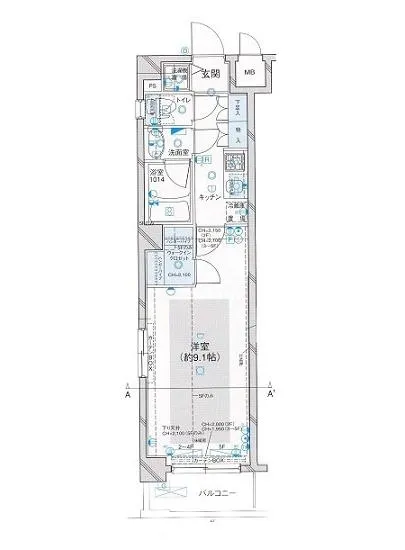 パレステュディオ白金高輪 511