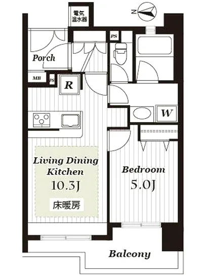 シーズクロノス新宿戸山 4F