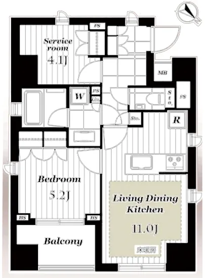 オープンレジデンシア銀座築地 804