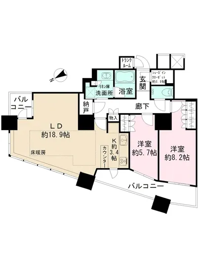 ザ・パークハウス西新宿タワー60 4804