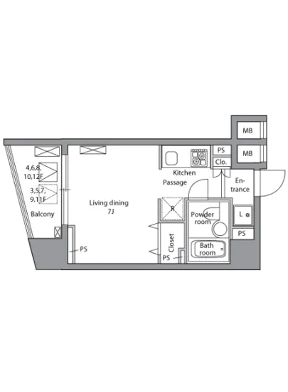 レジディア神田岩本町 804