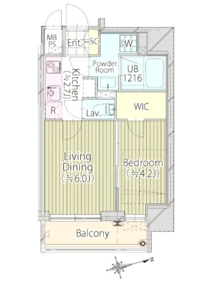 パークフロント新宿 1002