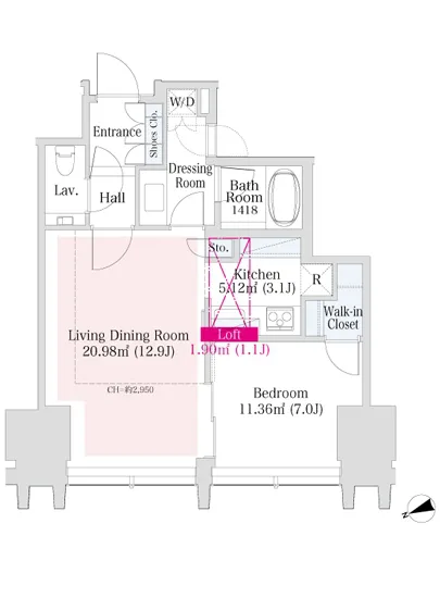 ラ・トゥール新宿グランド 1103