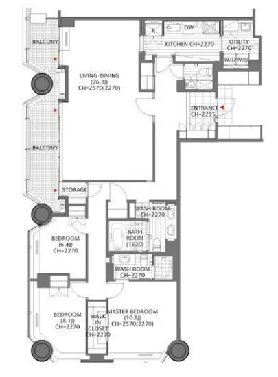 赤坂溜池タワーレジデンス 1407