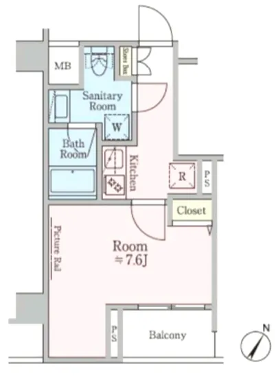 グランドコンシェルジュ日本橋水天宮 202