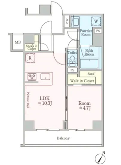 グランドコンシェルジュ日本橋水天宮 404
