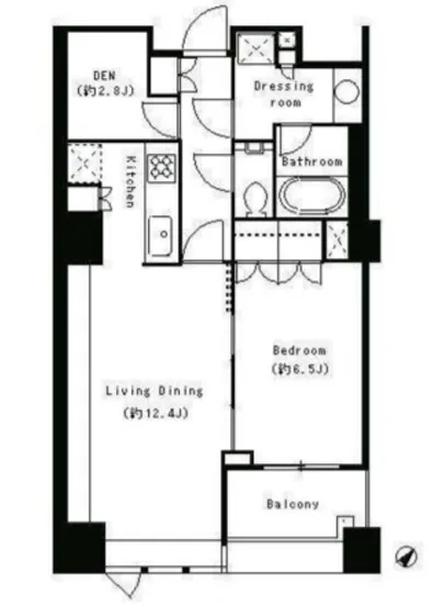 パークキューブ目黒タワー 607