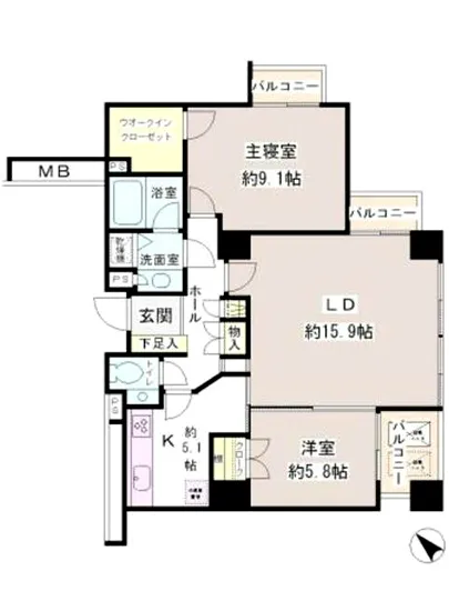 小石川パークタワー 305