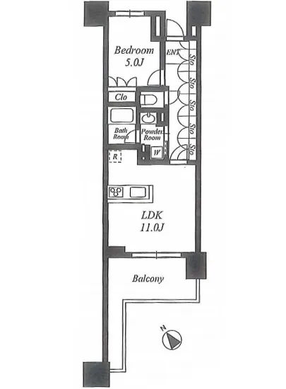 クレヴィアタワー目黒不動前 1706