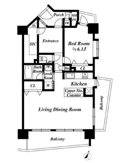 ライオンズステージ麻布 804