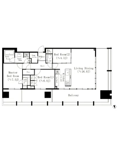 グランヴィスタ神田練塀町 1908