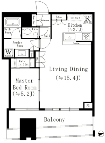 グランヴィスタ神田練塀町 1810