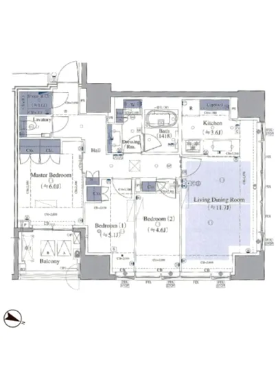 パークホームズ日本橋三越前ザレジデンス 5F